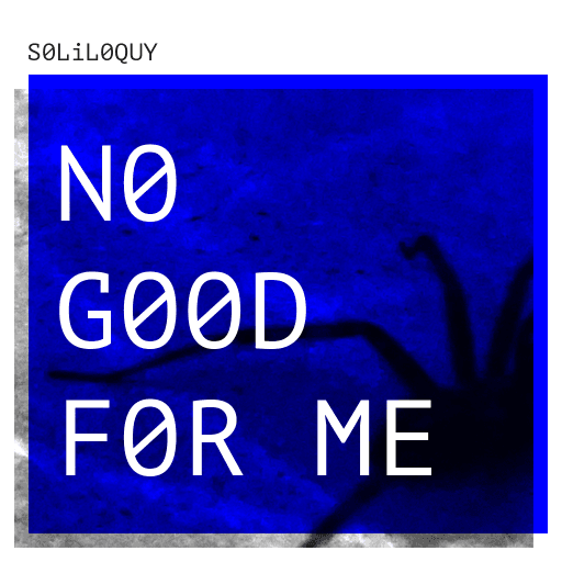 Single cover with faint arachnid silhouette on vibrant blue, framed in blue and white. White technical typography.